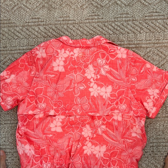 Magellan Outdoors Coral Floral Midi Dress - Picture 4 of 6